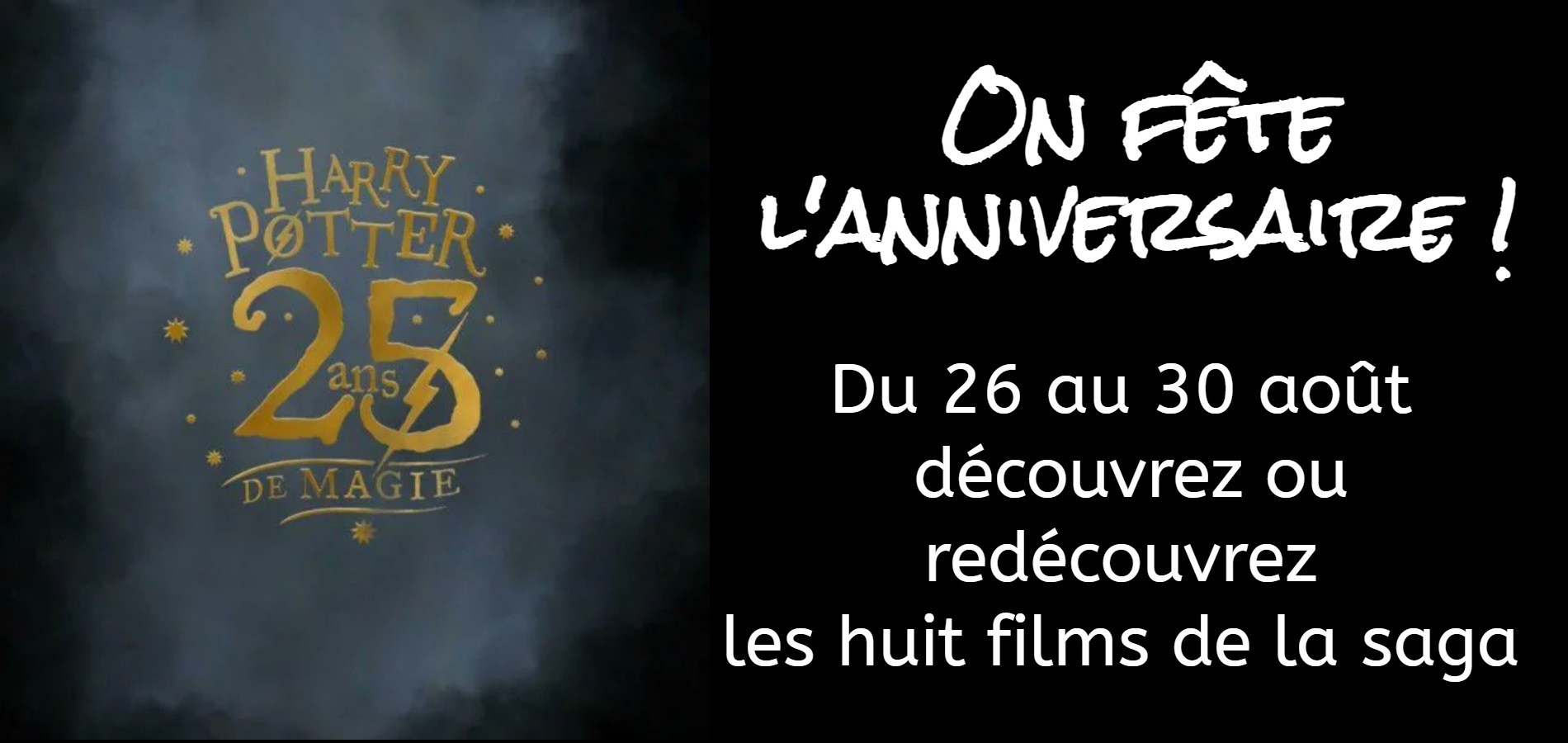 actualité MARATHON HARRY POTTER